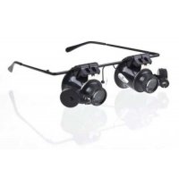 Binokularna lupa,zväčšovacie okuliare mikroskop20x