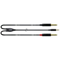 CFY3WPP 3 m Jack 3,5 mm stereo/2 x Jack 6,3 mono