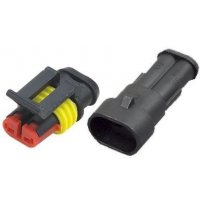 DJ7021-21/11 vodotesný pár konektora 2 pin