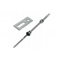 Dvojhranná skrutka PV fotoVolt. M10x250 EPDM +Adap