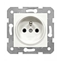 EV101050 zásuvka STN biela skrutkové svorky