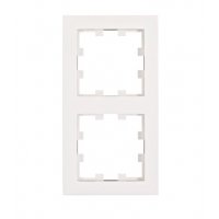 EV105302 rámik dvojitý biela farba 55x55