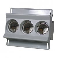 EZN63/3 spodok poistkový plošná montáž +3 hlavic 