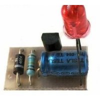 Indikátor 230V AC LED červená - STAVEBNICA w009