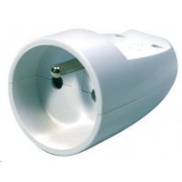 PZ3 spojovacia zásuvka 230V káblová, biela