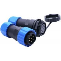 SP/SD20-7P vodotesný konektorpár na kabel