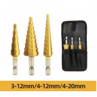 Titánové stupňovité vrtáky do kovu a dreva