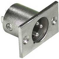 XLR447 XLR samec panelovy