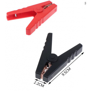 S-17 Svorky červený a čierny 1pár 100A