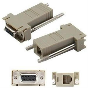DB9 na RJ45 modulárny adaptér