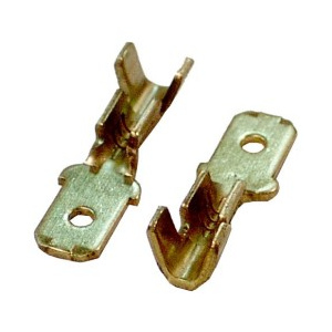 FM4.75mm Faston samec plochy medený