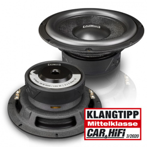 ATW20 - AXTON 20 cm Subwoofer 2 x 2 Ohm 75 W RMS 