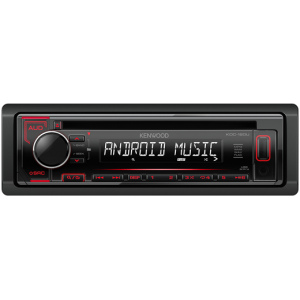 KDC120UR, Kenwood, MP3-Tuner red USB Aux-IN