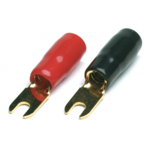 PT20.4 vidlica červená/čierna M4/20mm2 (pár)