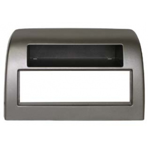 RAF3301SD redukčný rámik rádia Lancia strieborný