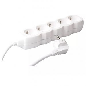 Predlžovací kábel – 5 zásuviek, 5m, 3× 1,5mm2