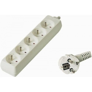 Predlžovací prívod 5m-5x10A, 3x1mm2