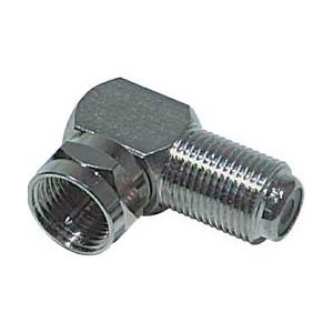 F spojka uhlová-F konektor / F zdierka 