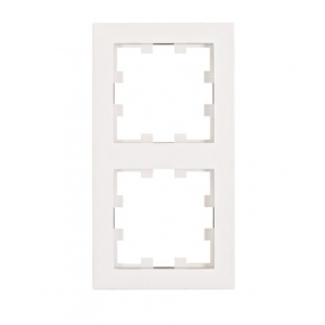 EV105302 rámik dvojitý biela farba 55x55