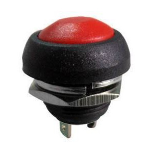 Tlačítko OFF-(ON) 1pol.250V/1A plastové čierne