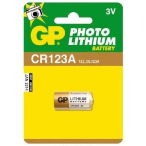 CR123A batéria lithium 3V